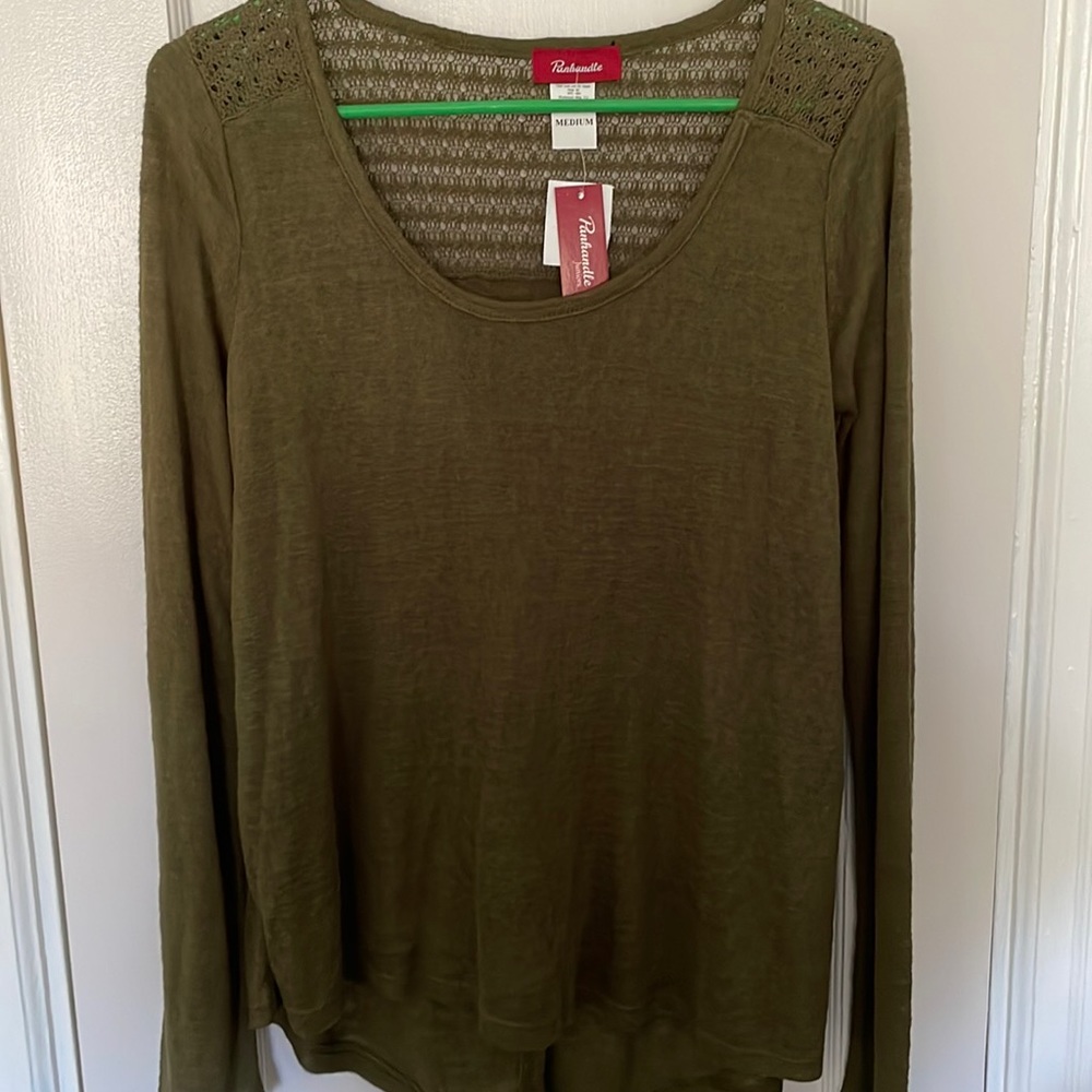 Find new with tags panhandle longsleeved T-shirt